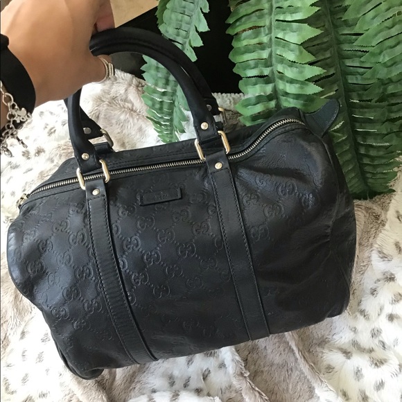 GUCCI Leather Boston Bag - Picture 3 of 11